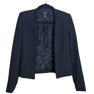 MNG Collection Black Open Front Blazer w/Shoulder Pads size XS